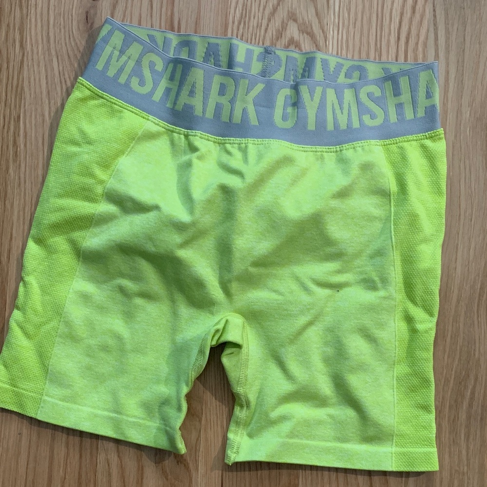 Gymshark Lime Green Training Shorts